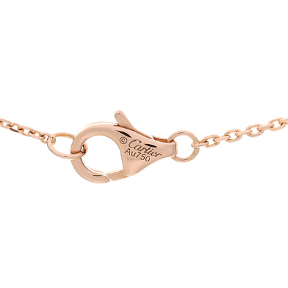 Cartier 18K Pink Gold Diamond Black Onyx XS Amulette de Cartier Pendant Necklace 4 of 5