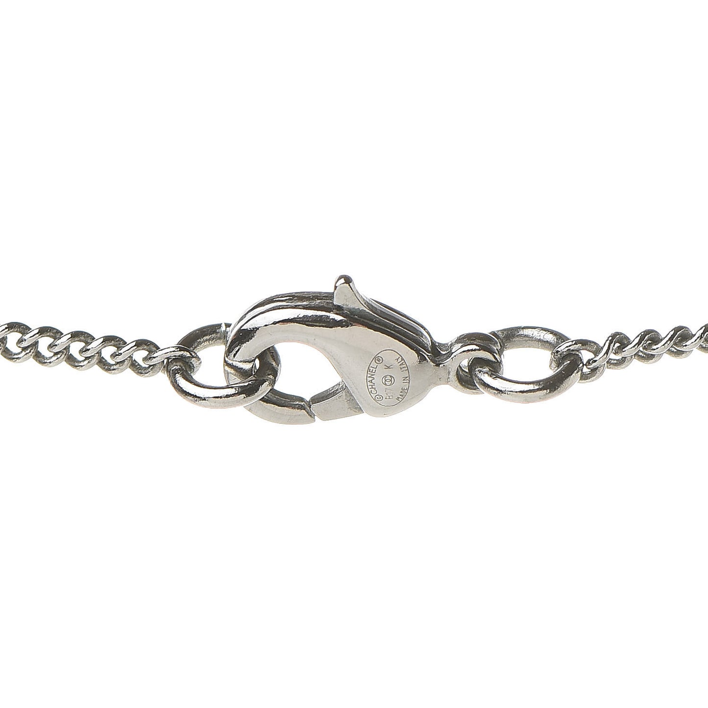 Ruthenium Crystal Star CC Necklace Iridescent Pink