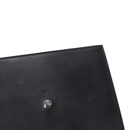 Saint Laurent Calfskin Passport Holder Black 8 of 9