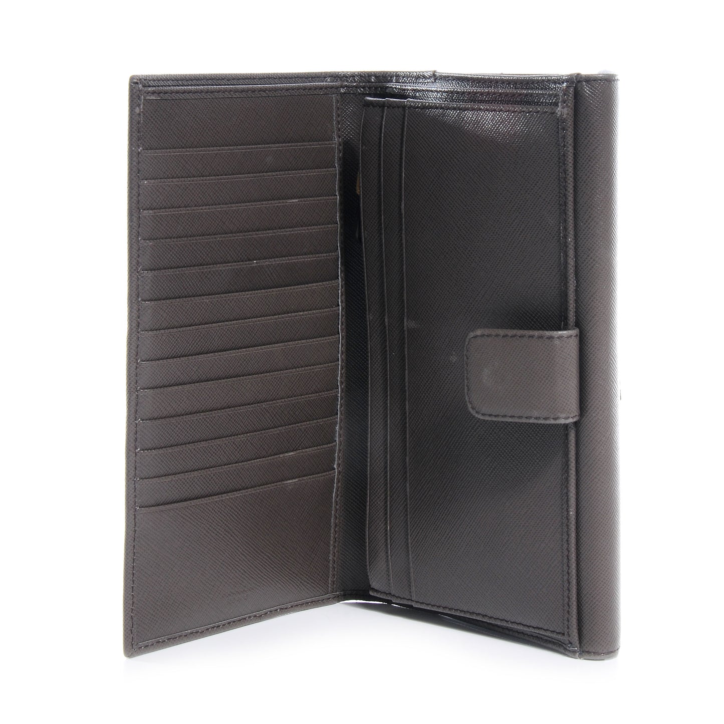 Saffiano Metal Long Wallet Grafite