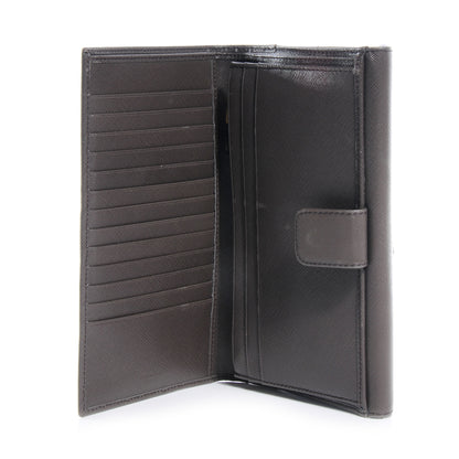Prada Saffiano Metal Long Wallet Grafite 5 of 8