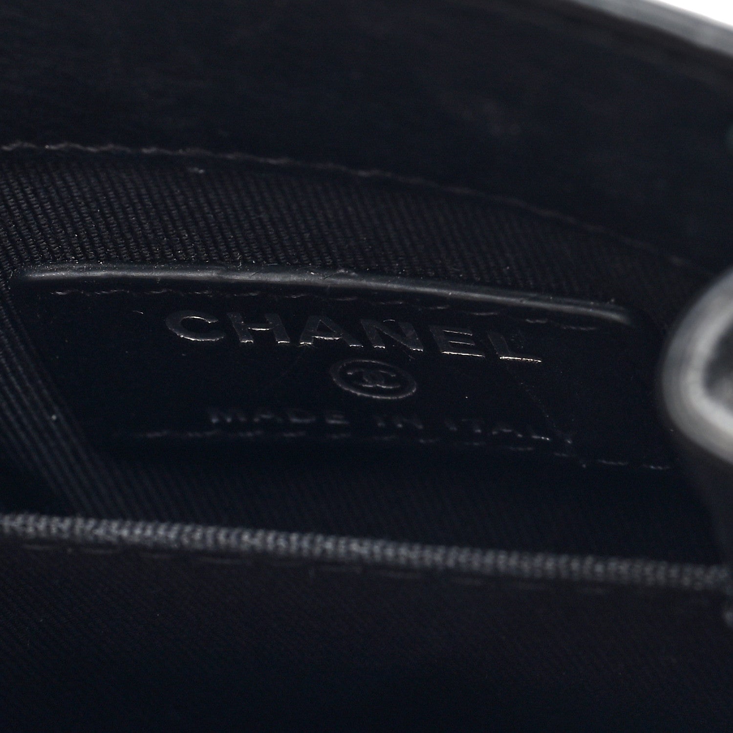 Chanel Calfskin CC Phone Holder Crossbody Black 6 of 10