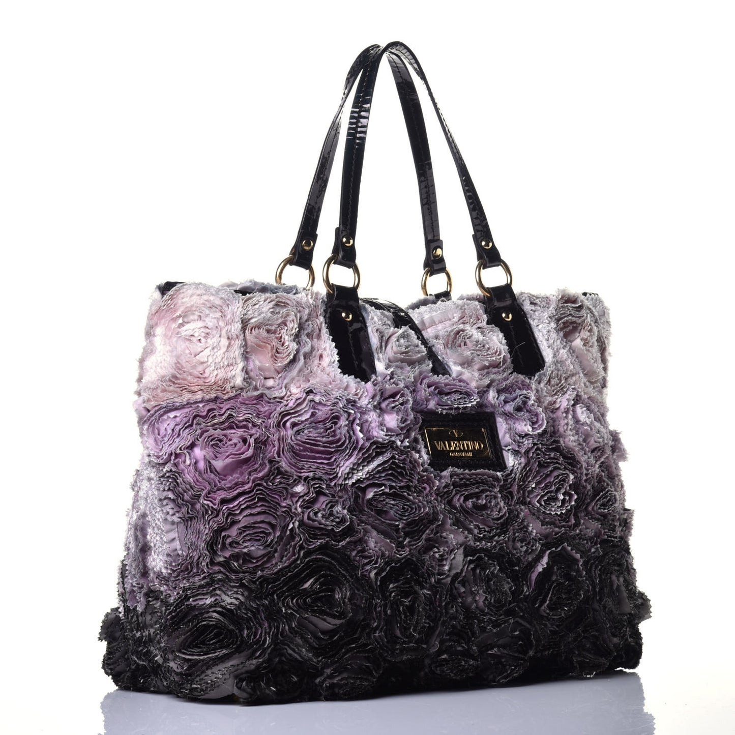 Silk Georgette Rosier Tote Purple