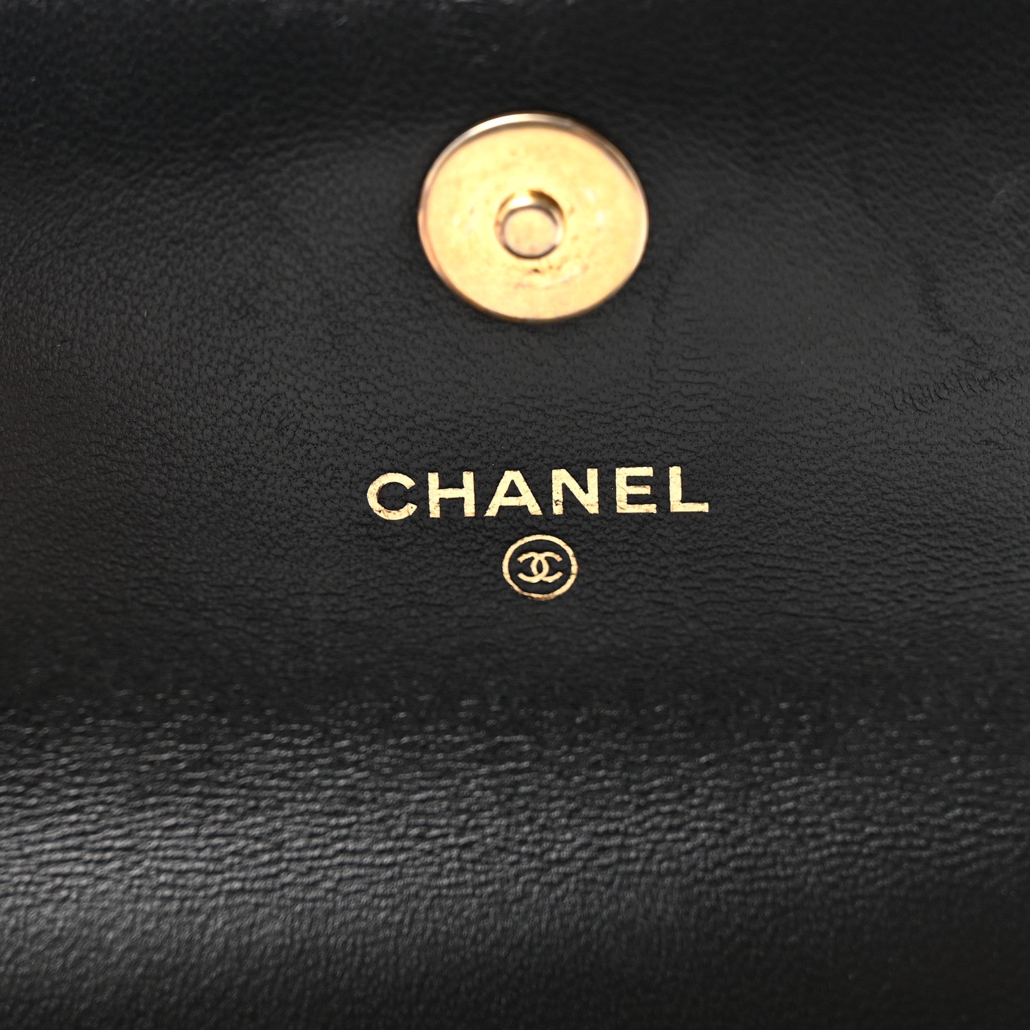 Chanel Lambskin Quilted Mini Metal Top Handle Flap Clutch With Chain  Black 7 of 11