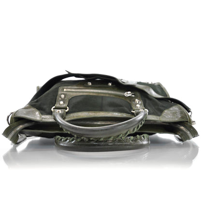Balenciaga Pony Hair City Olive 5 of 12