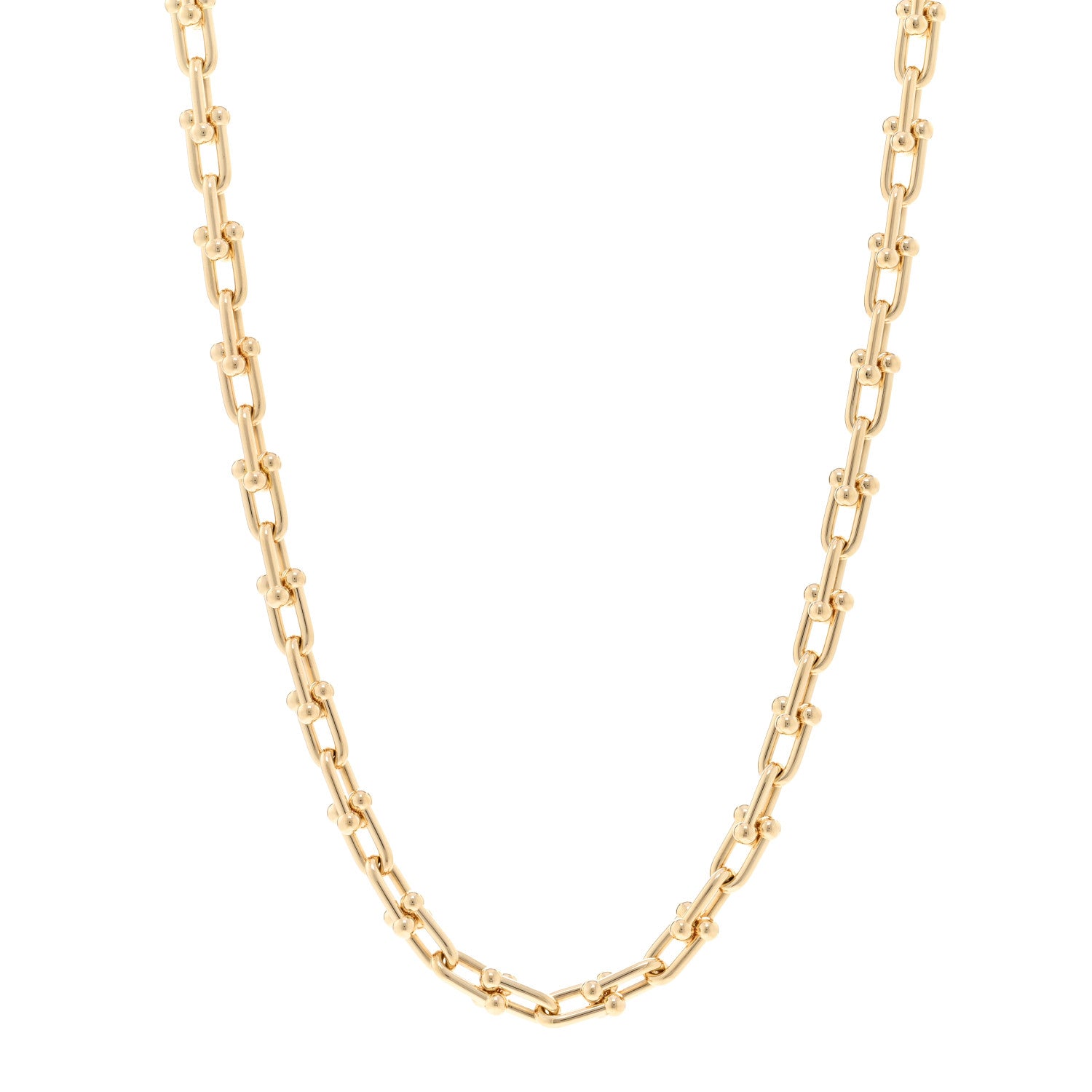Tiffany 18K Yellow Gold Small HardWear Link Necklace 1 of 4