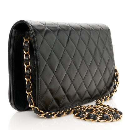 Chanel Lambskin Quilted Small Single Flap Black 3 of 13