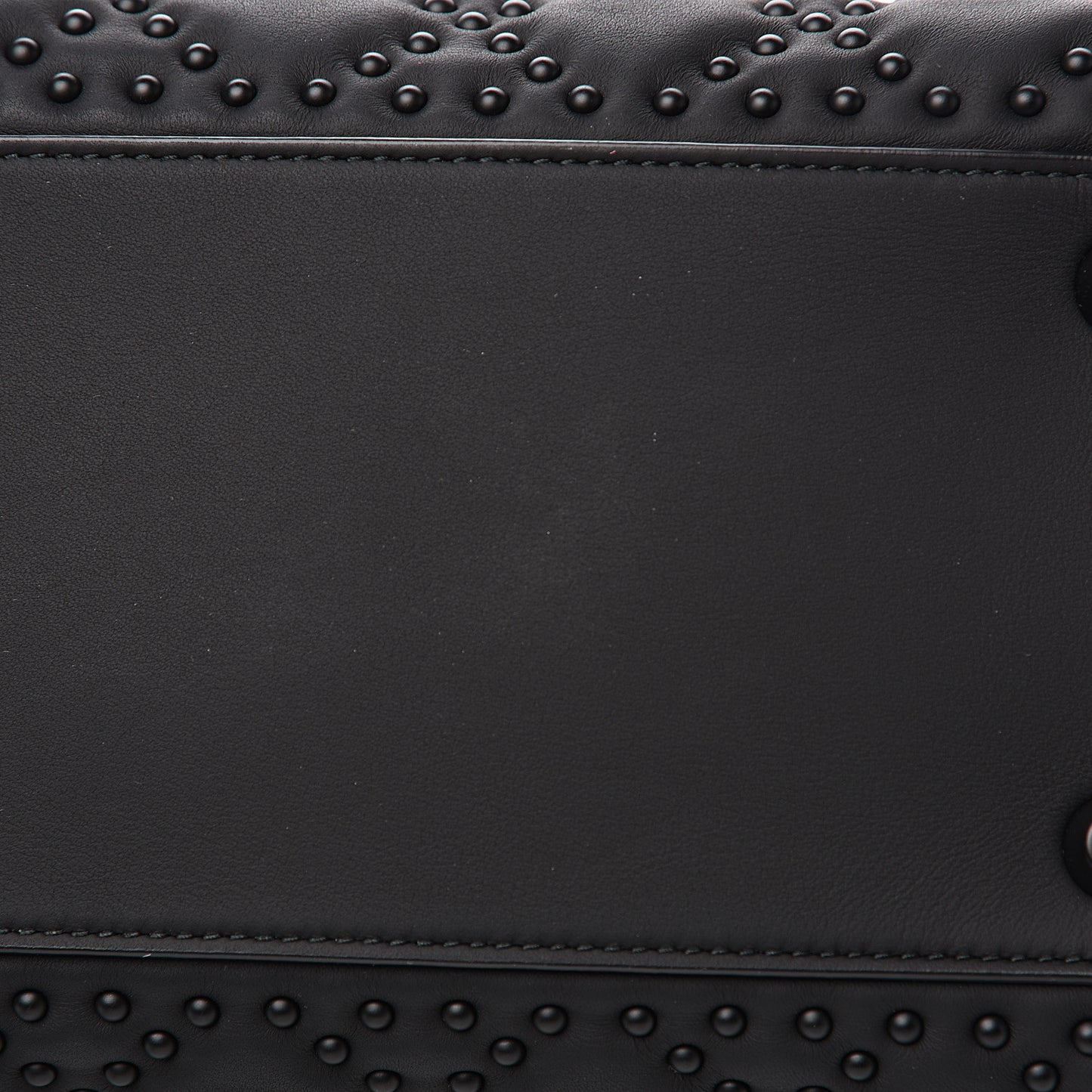 UItra Matte Calfskin Cannage Studded Medium Supple Lady Dior Black