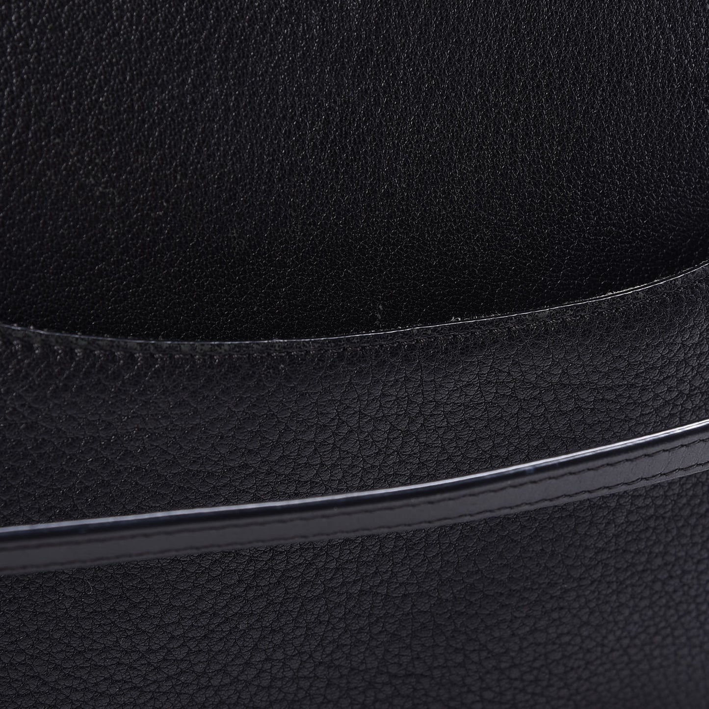 Grained Lambskin Calfskin Medium Lexa Shoulder Bag Black