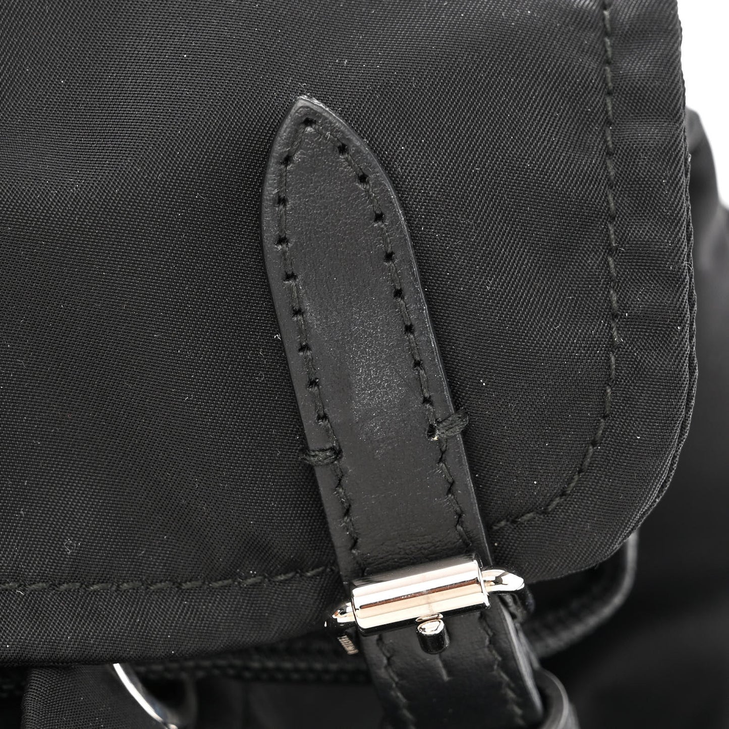Nylon Logo Print Small Rucksack Backpack
