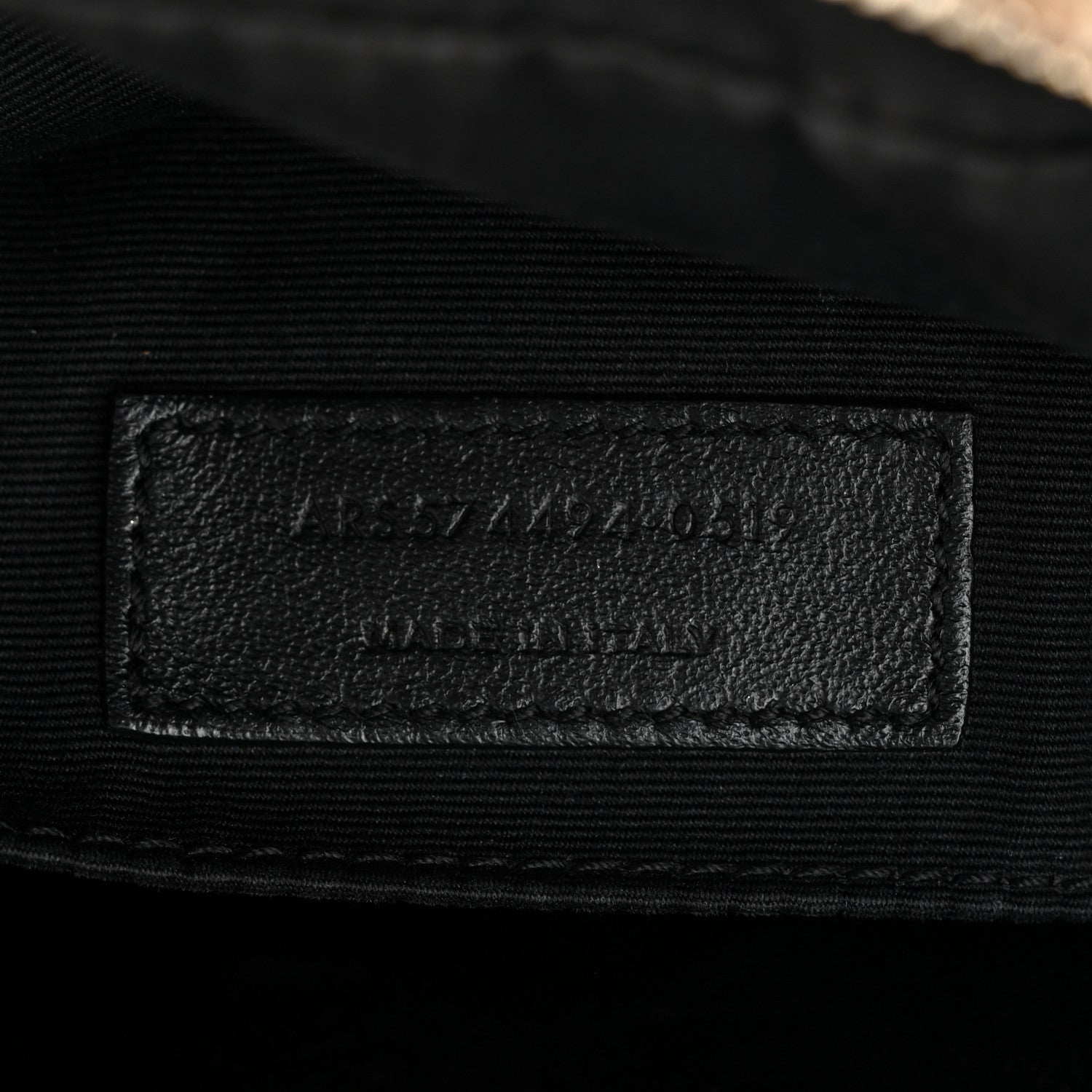 Saint Laurent Calfskin Matelasse Monogram Lou Camera Bag Dark Beige 8 of 15