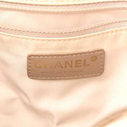 Chanel Nylon Medium Travel Tote Beige 6 of 10