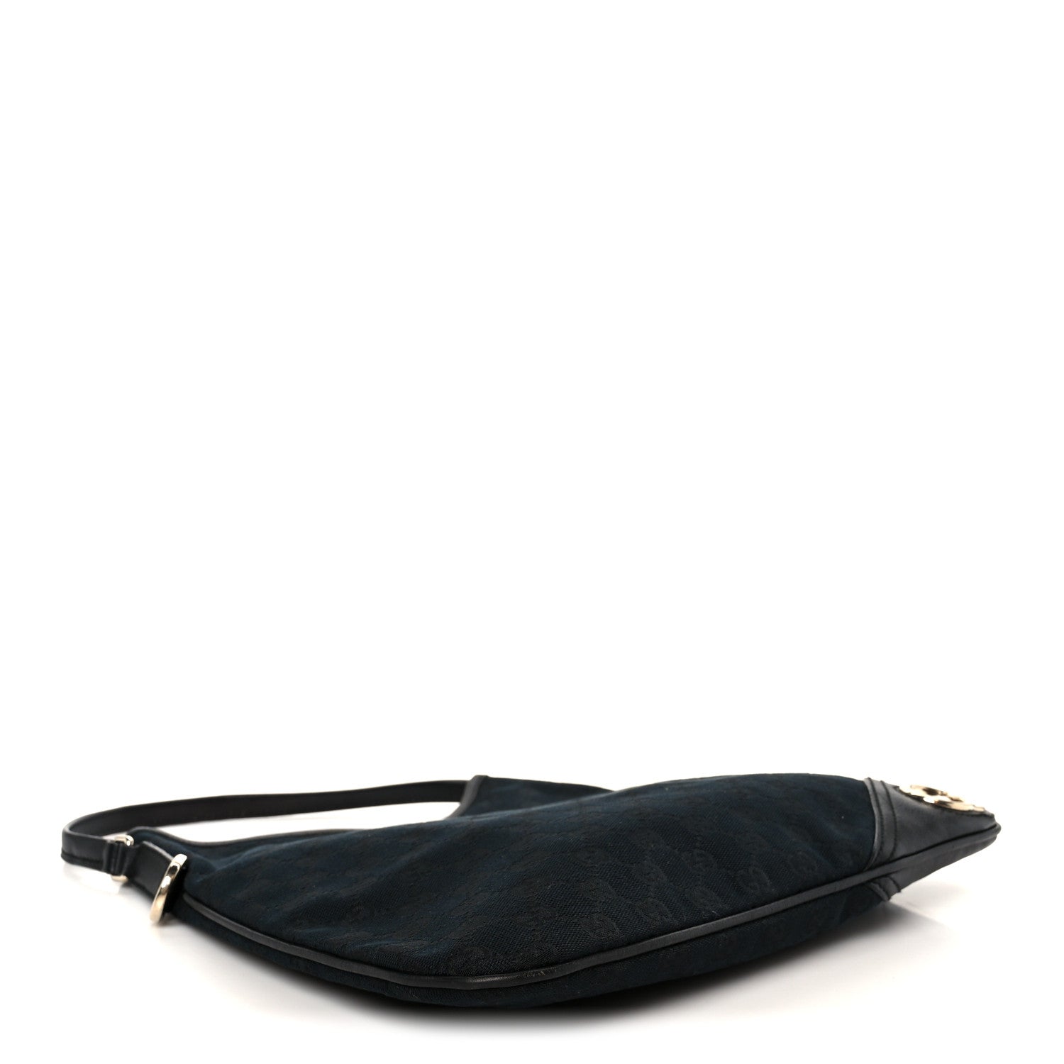 Gucci Monogram Medium New Britt Hobo Black 4 of 12