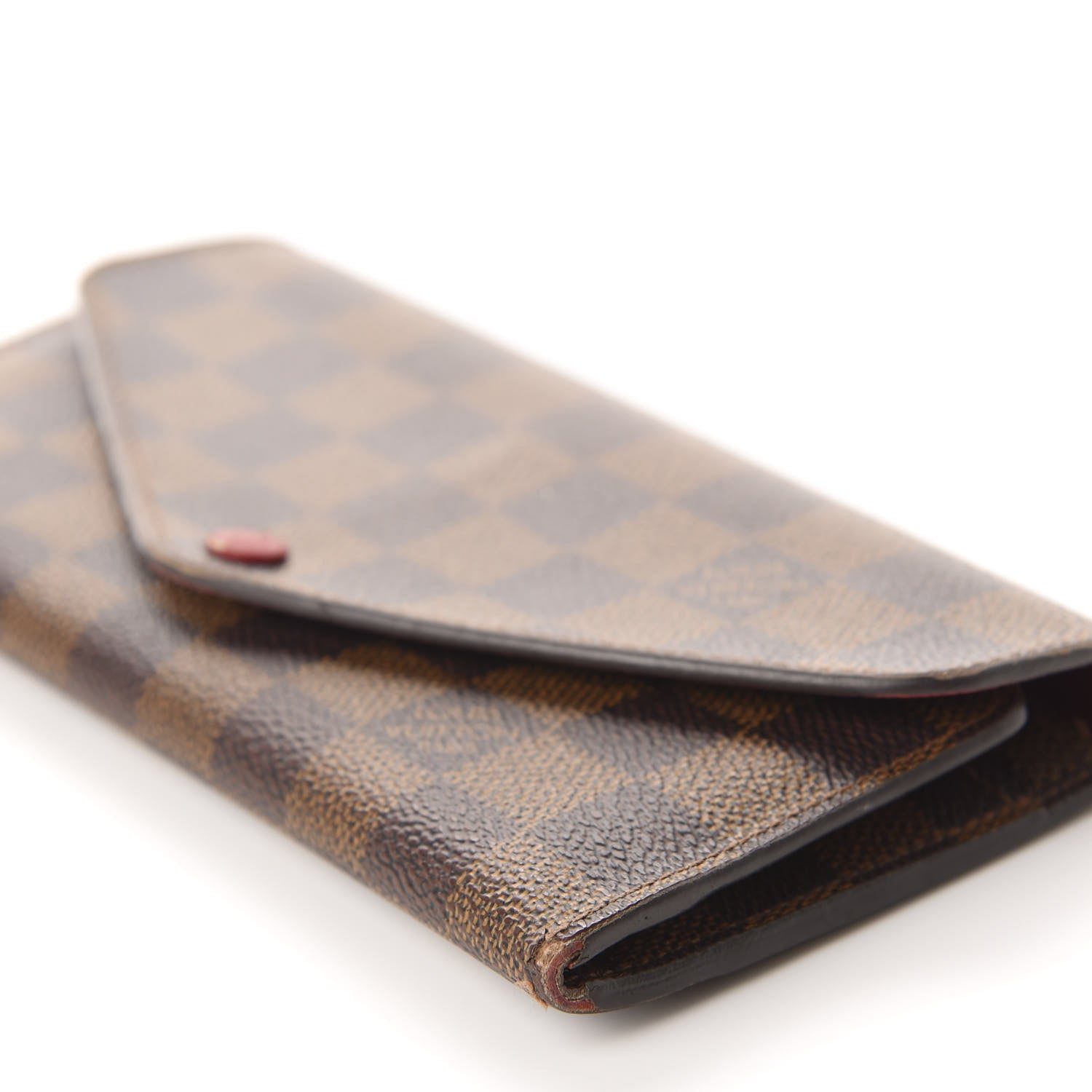 Louis Vuitton Damier Ebene Josephine Wallet Red 7 of 12