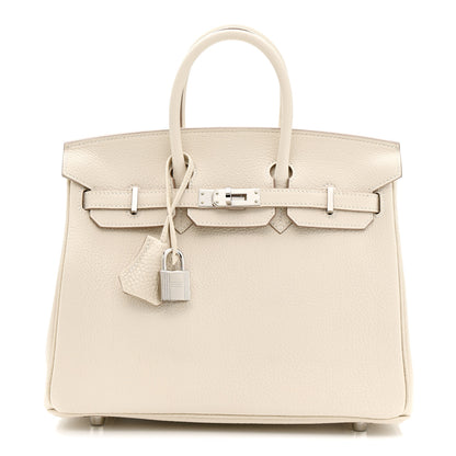 Hermes Togo Birkin 25 Craie 1 of 13