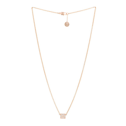Hermes 18K Rose Gold Diamond Clou d'H Pendant Necklace 3 of 4