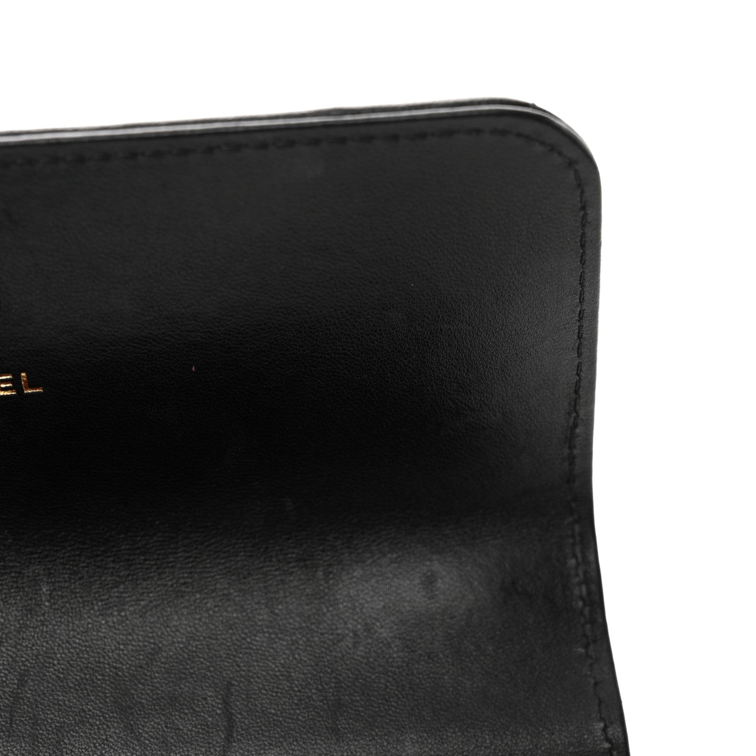 Chanel Lambskin Quilted Chanel 19 Flap Phone Holder With Chain Black 13 of 13