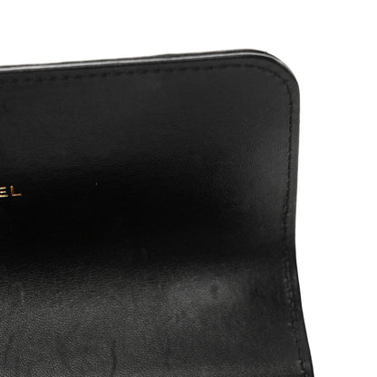 Chanel Lambskin Quilted Chanel 19 Flap Phone Holder With Chain Black 13 of 13