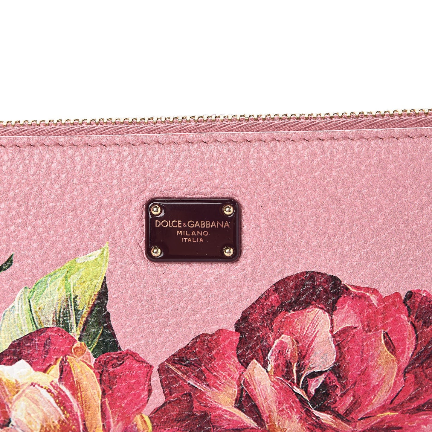 Grained Calfskin Painted Rose Crossbody Rosa