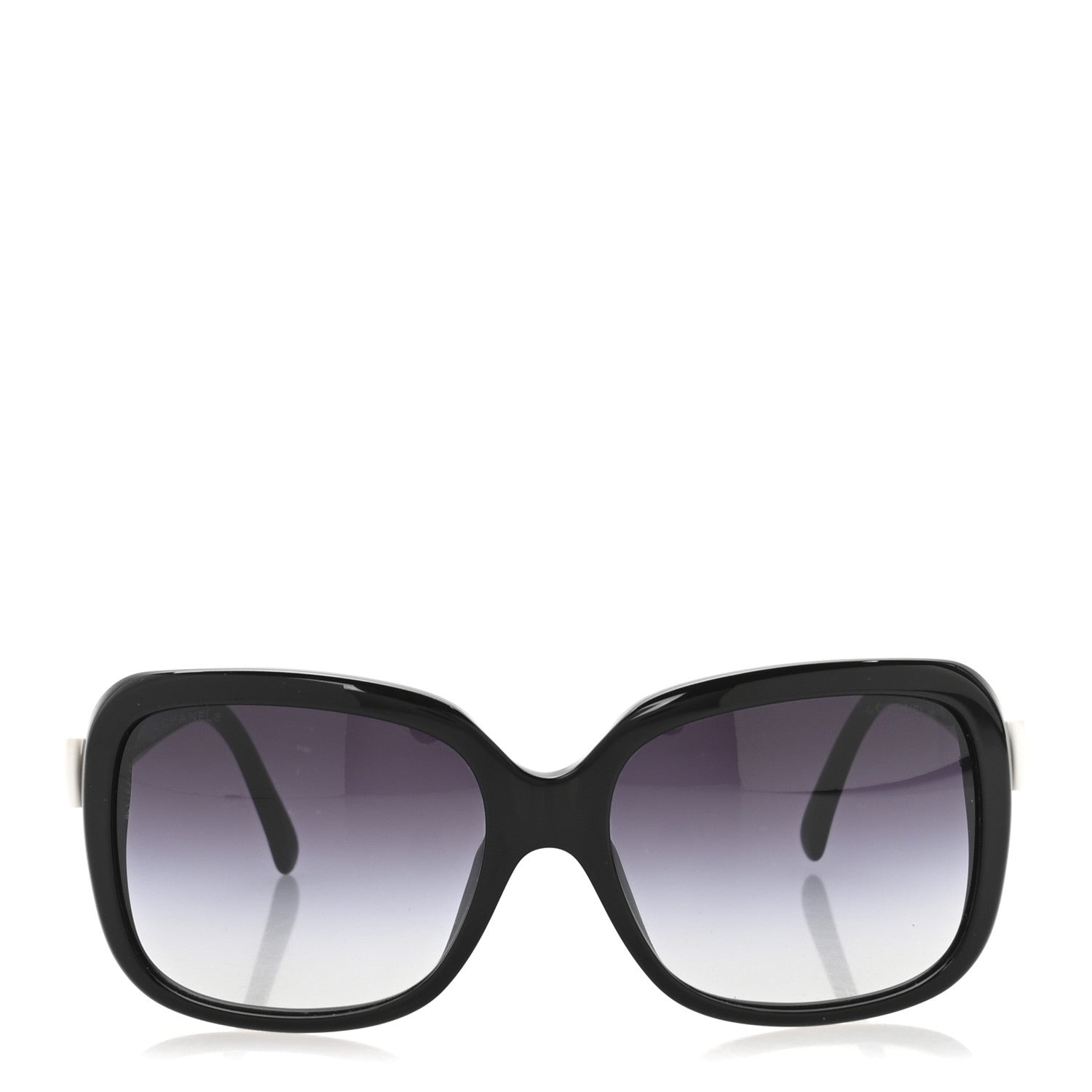 Chanel CC Bow Sunglasses 5171 Black White 2 of 9