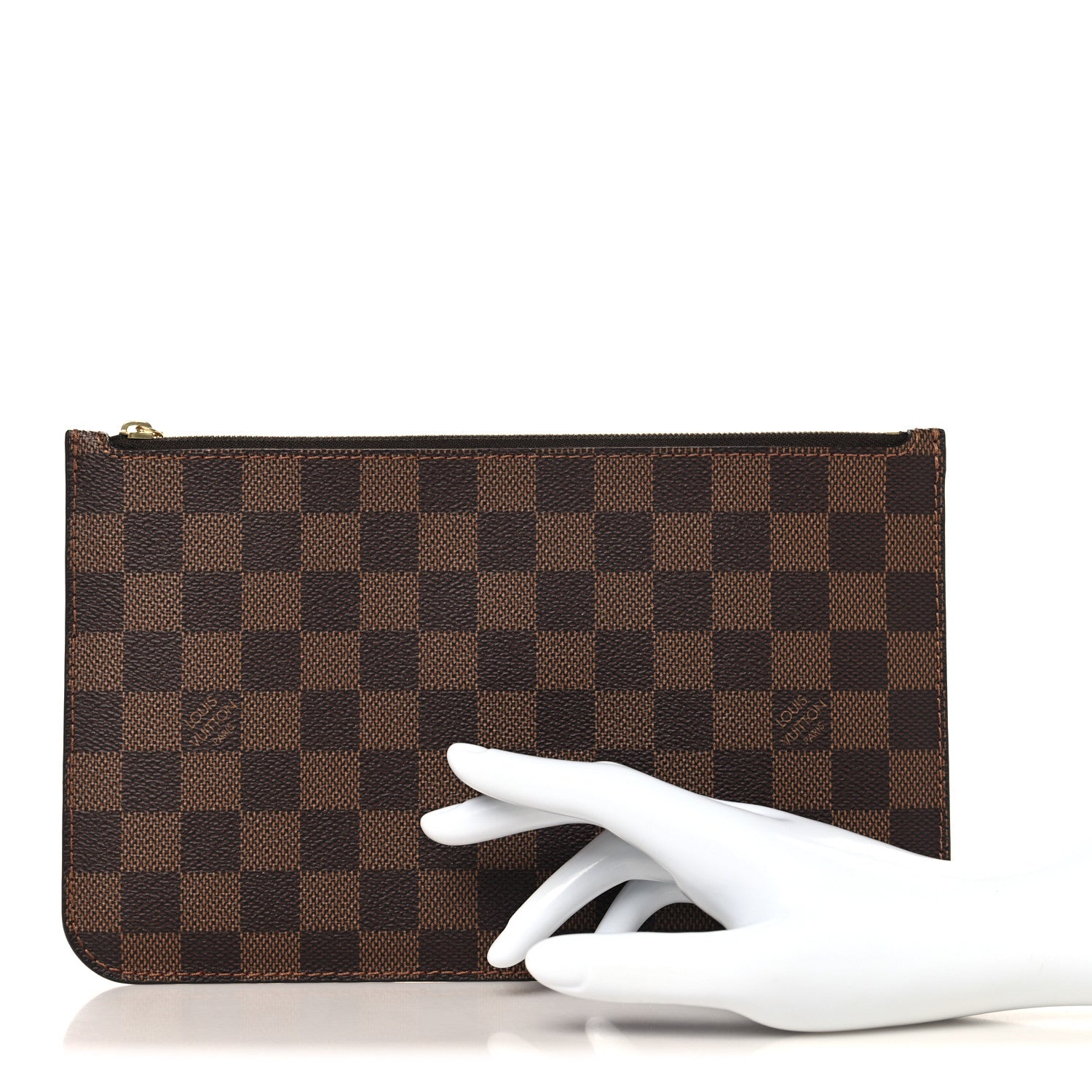 Louis Vuitton Damier Ebene Neverfull MM GM Pochette 2 of 8