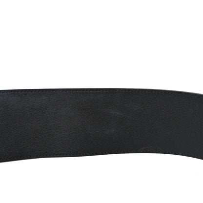 Gucci Moon Calfskin Pearl Double G 70mm Belt 95 38 Black Cream 6 of 6