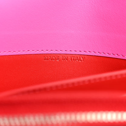 Christian Louboutin Calfskin Spikes Loubinthesky Paloma Clutch Bolerose 6 of 9