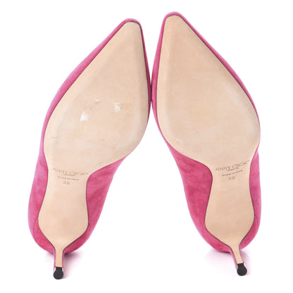 Jimmy Choo Suede Romy 40 Pumps 38 Pink 7 of 7