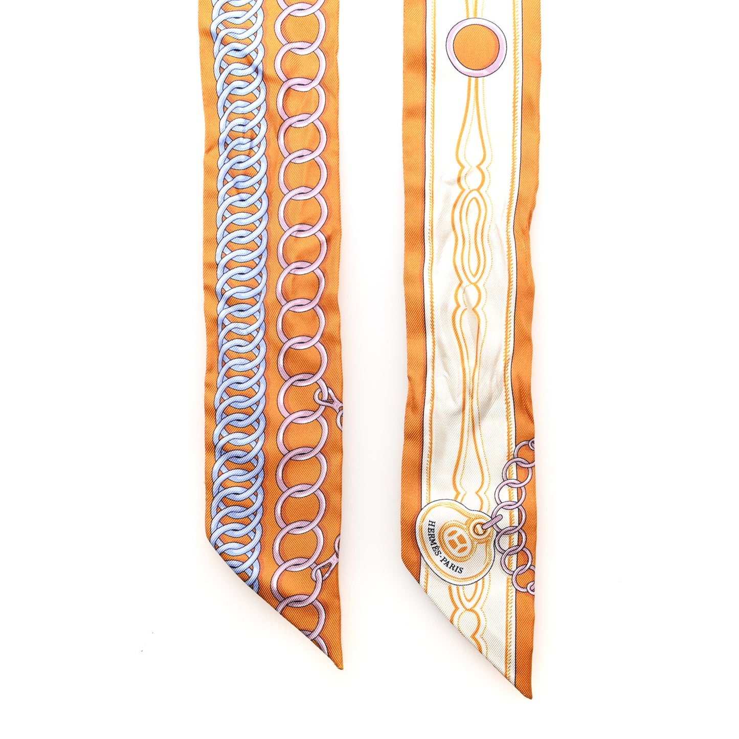 Silk Maillons Twilly  Orange Vieux Rose Gold