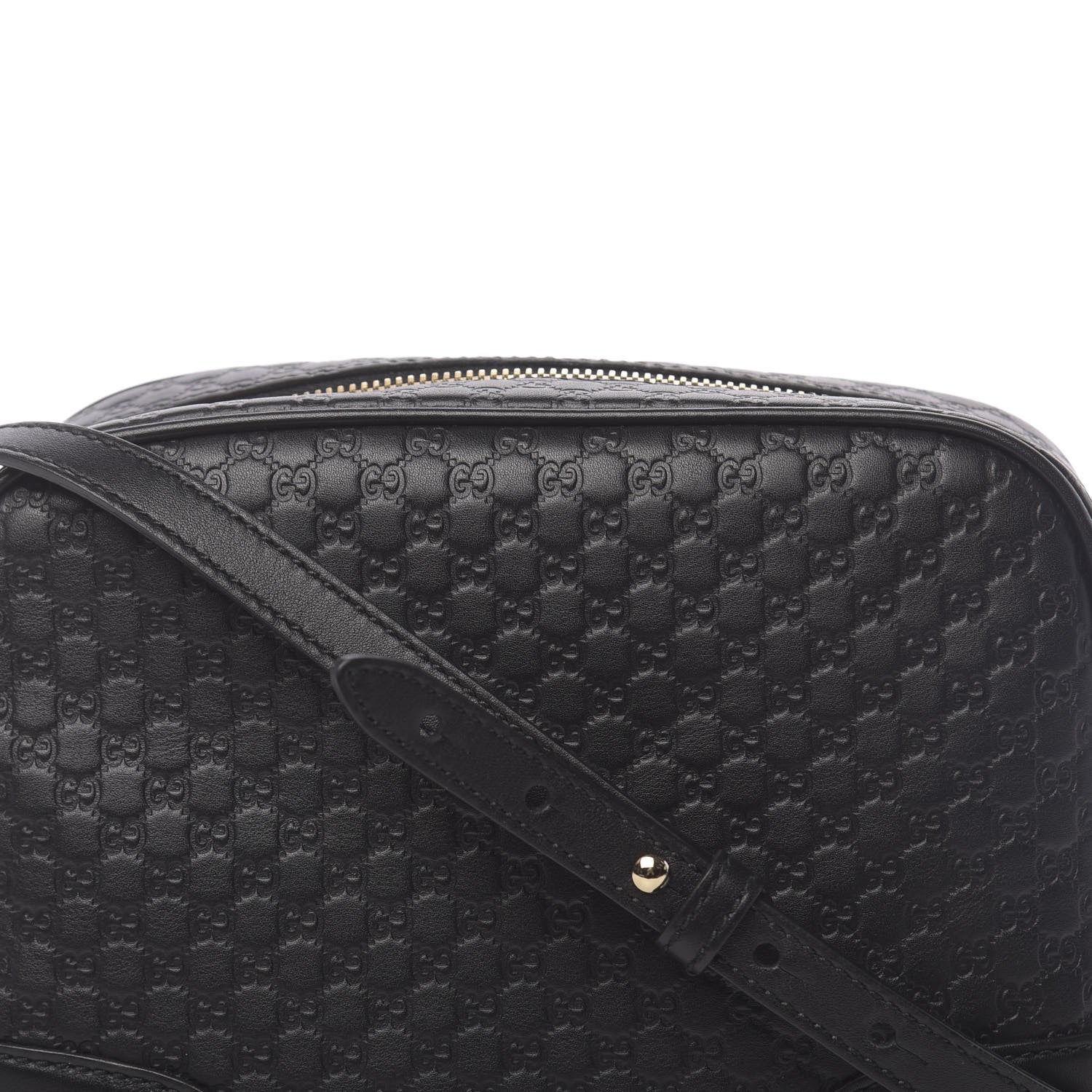 Gucci Microguccissima Mini Bree Messenger Bag Black 10 of 10