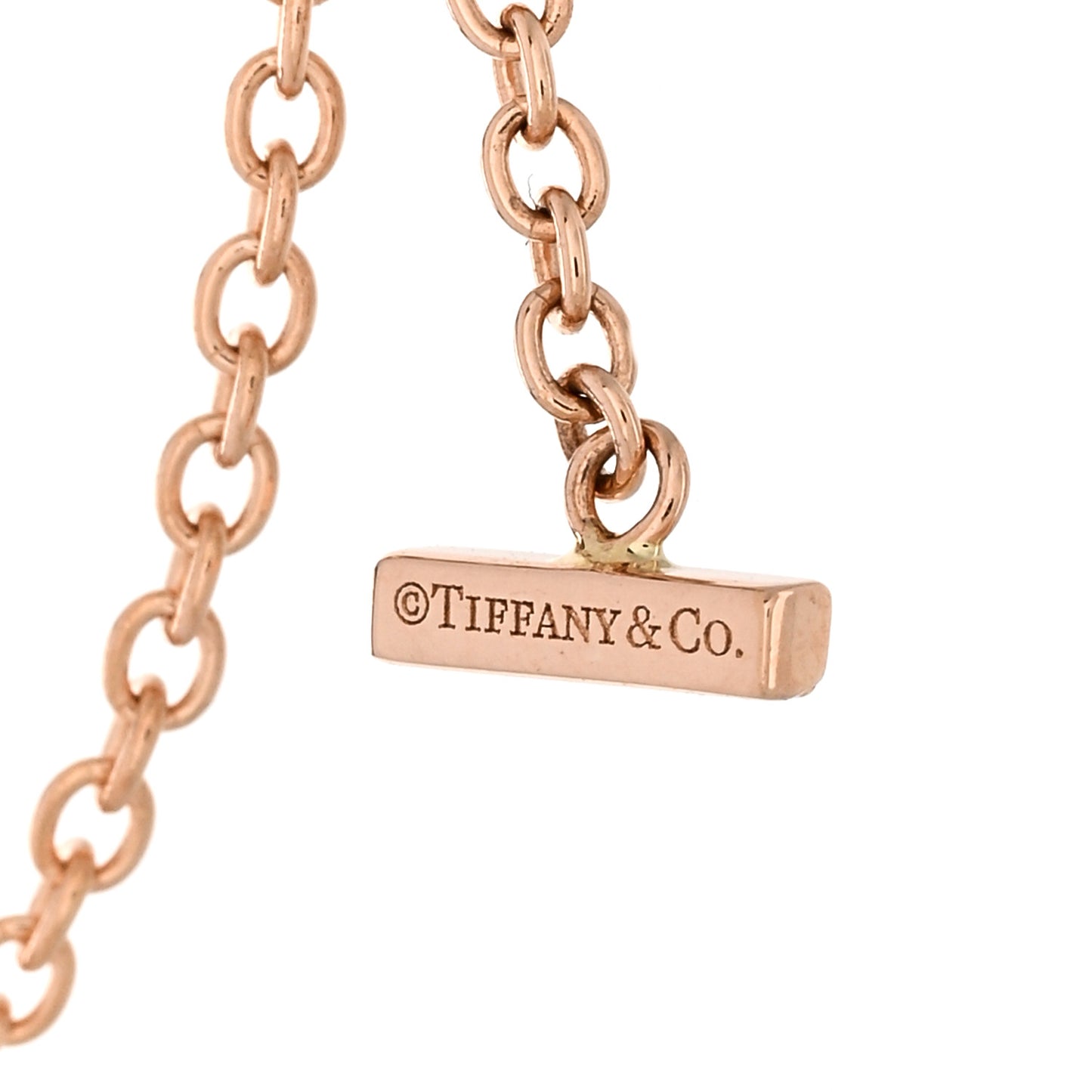 18K Rose Gold T Smile Bracelet