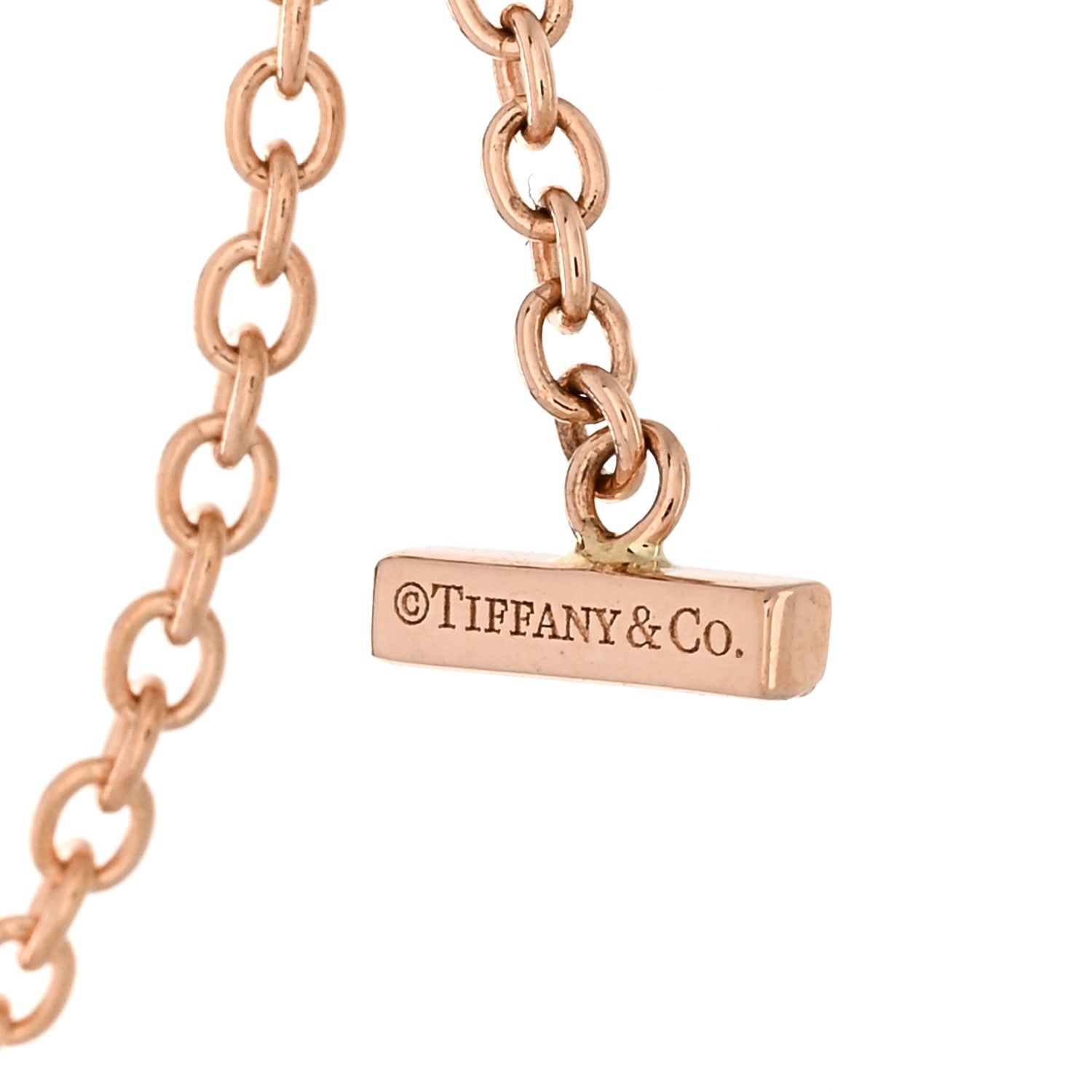 Tiffany 18K Rose Gold T Smile Bracelet 3 of 4