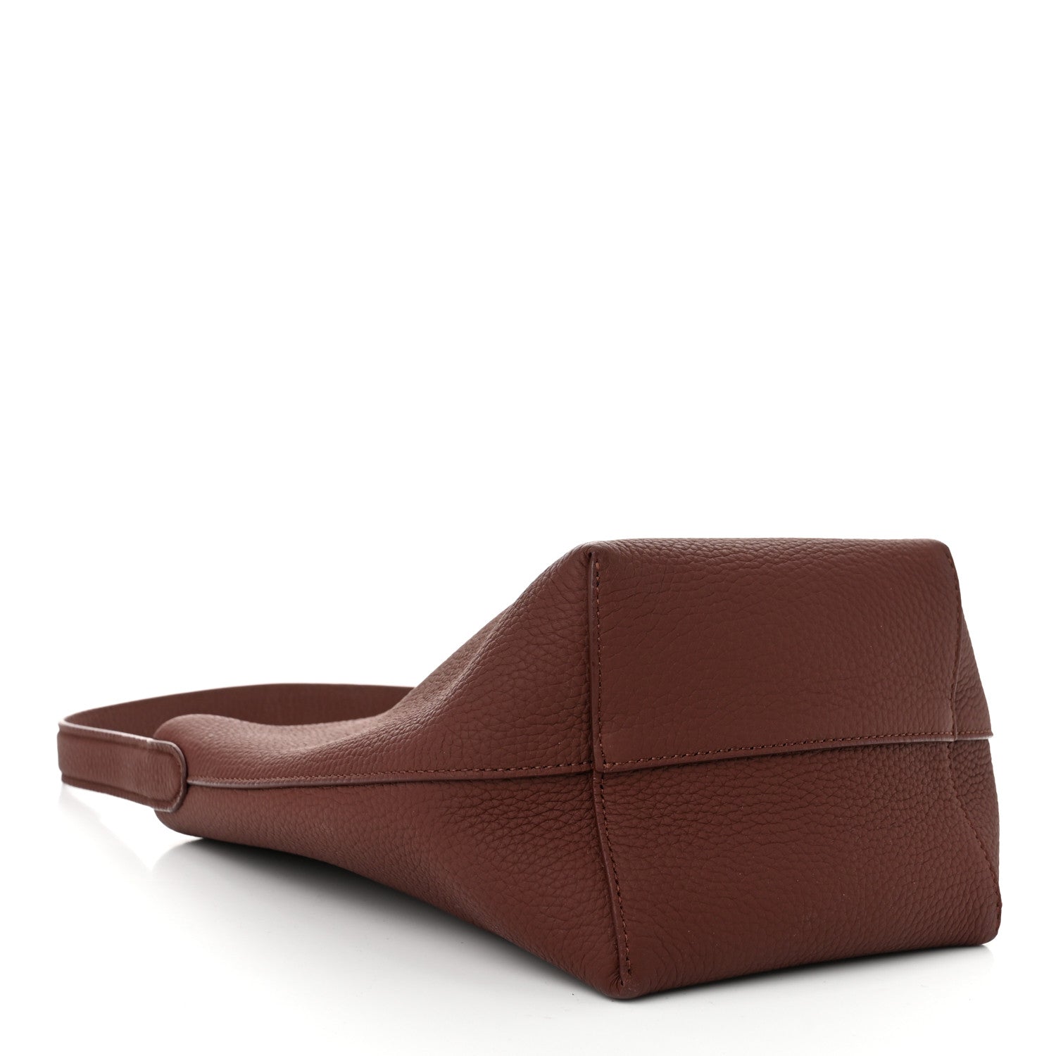 The Row Grained Calfskin Small N/S Park Tote Cognac 4 of 9