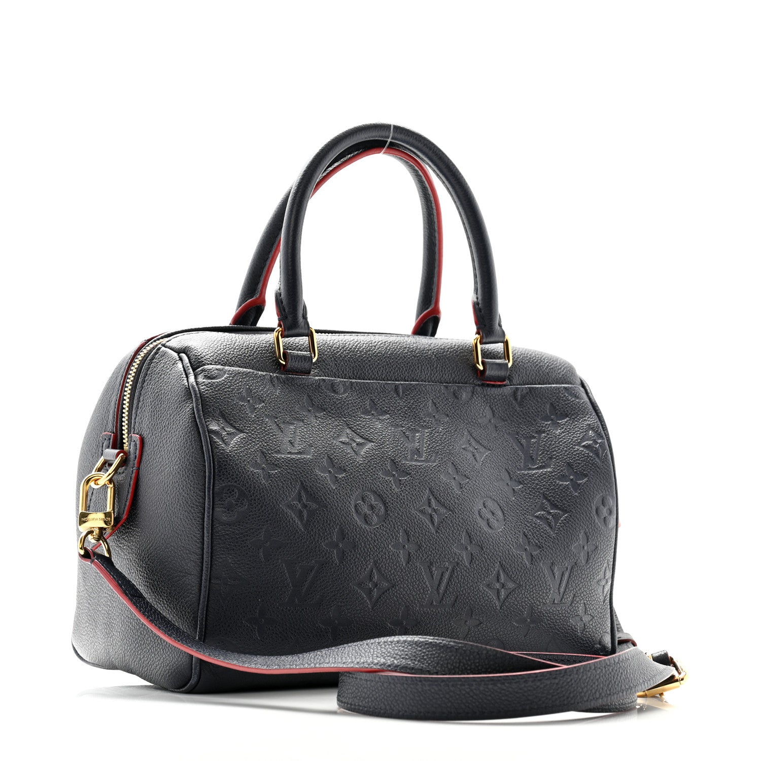 Louis Vuitton Empreinte Speedy Bandouliere 25 NM Marine Rouge 3 of 13
