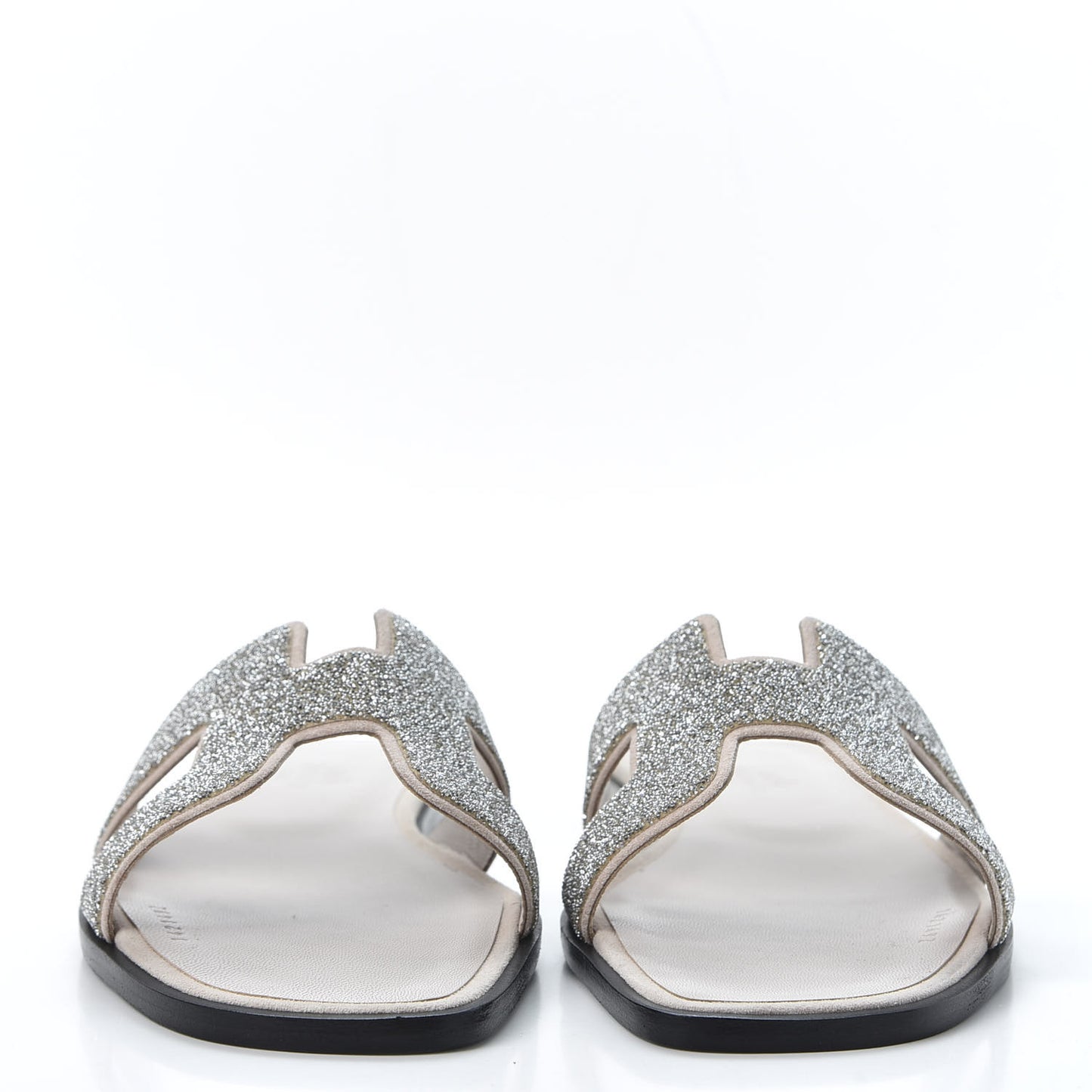 Suede Goatskin Crystal Powder Oran Sandals 37