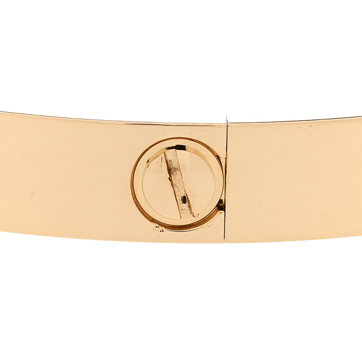 Cartier 18K Yellow Gold 10 Diamond LOVE Bracelet 17 5 of 8