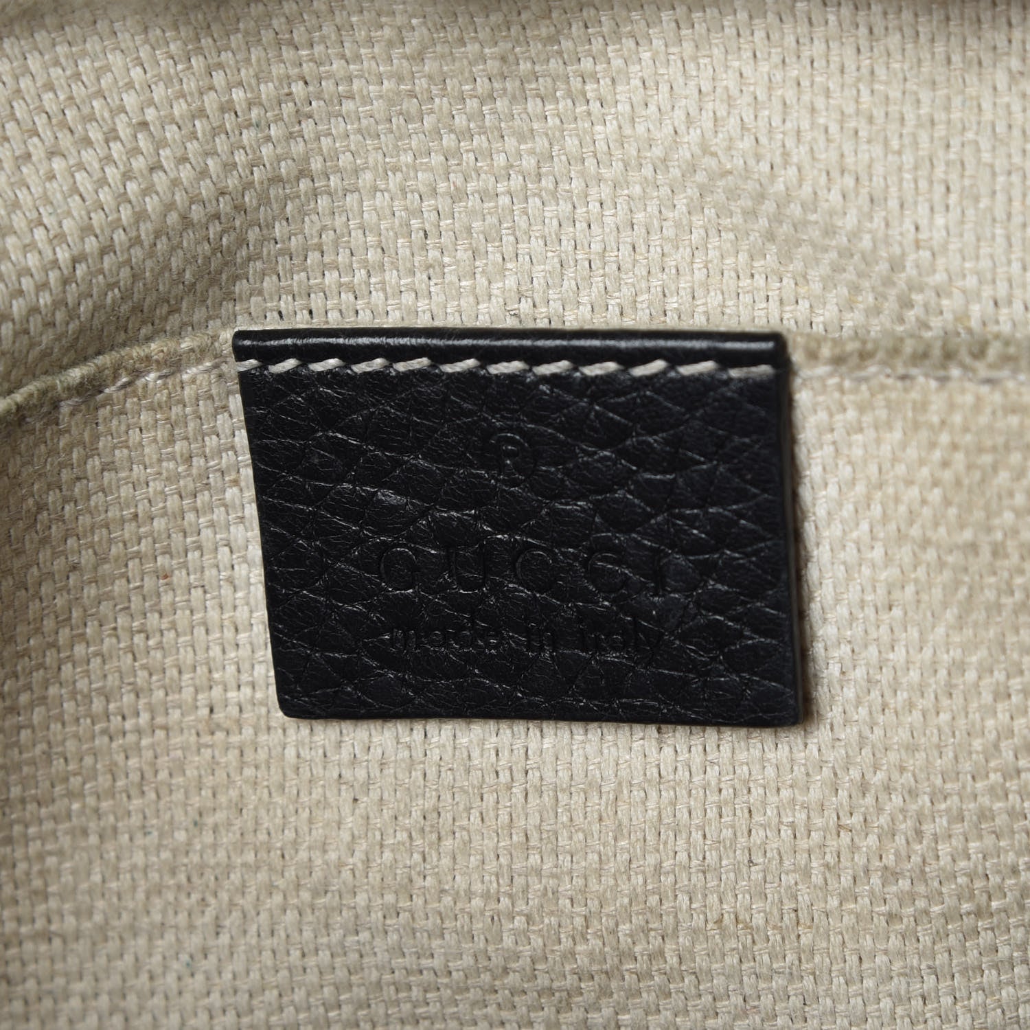 Gucci Pebbled Calfskin Small Soho Disco Bag Black 6 of 14