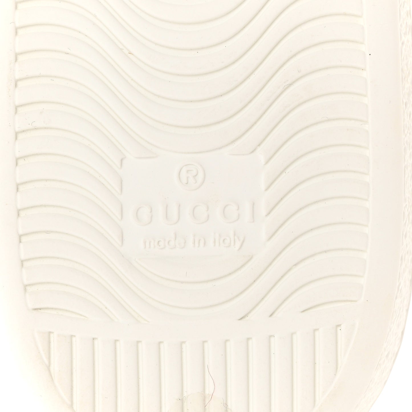 Calfskin Crocodile Web Womens Ace Sneakers 40 White Green