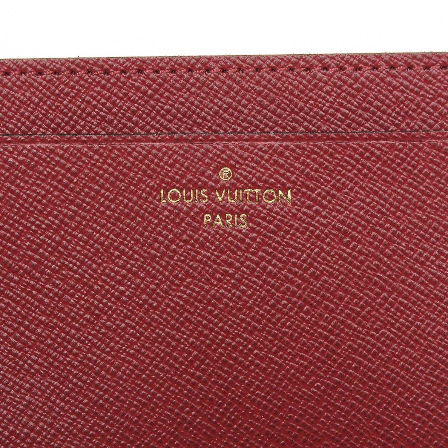 Louis Vuitton Calfskin Jeanne Wallet Insert Fuchsia 6 of 6