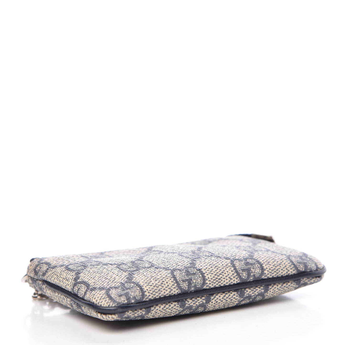 GG Supreme Monogram Key Case Beige Blue