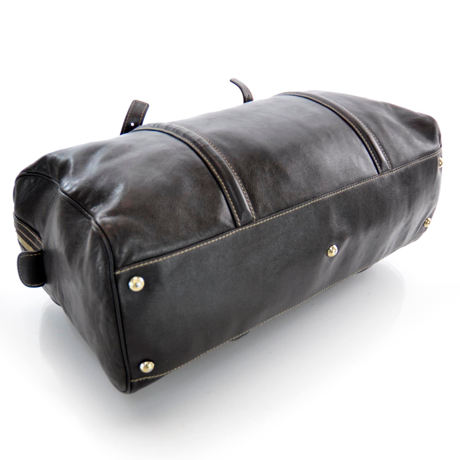 Gucci Leather Large Britt Boston Brown 3 of 7