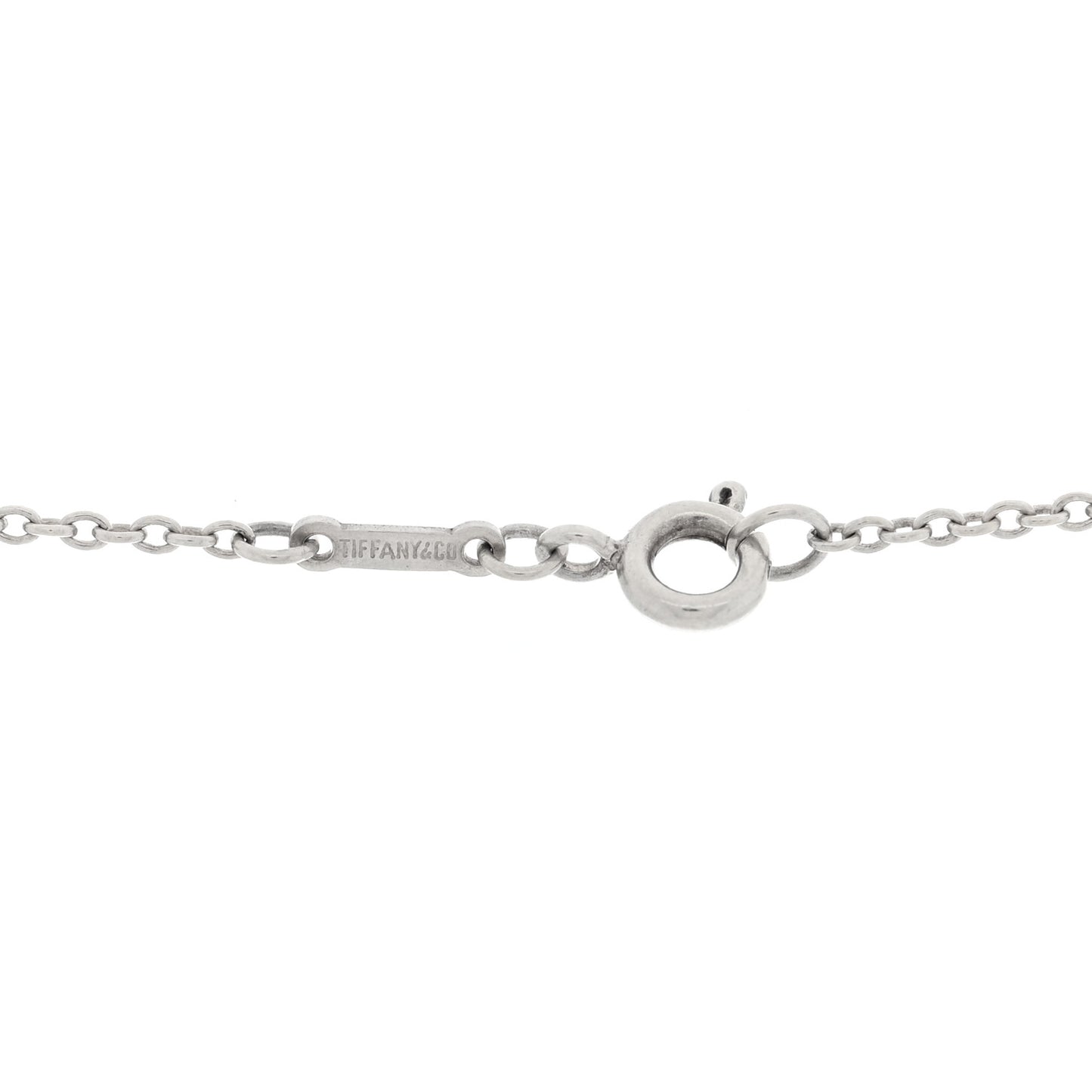 Sterling Silver Elsa Peretti 27mm Open Heart Pendant Necklace