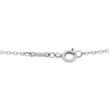 Tiffany Sterling Silver Elsa Peretti 27mm Open Heart Pendant Necklace 5 of 5