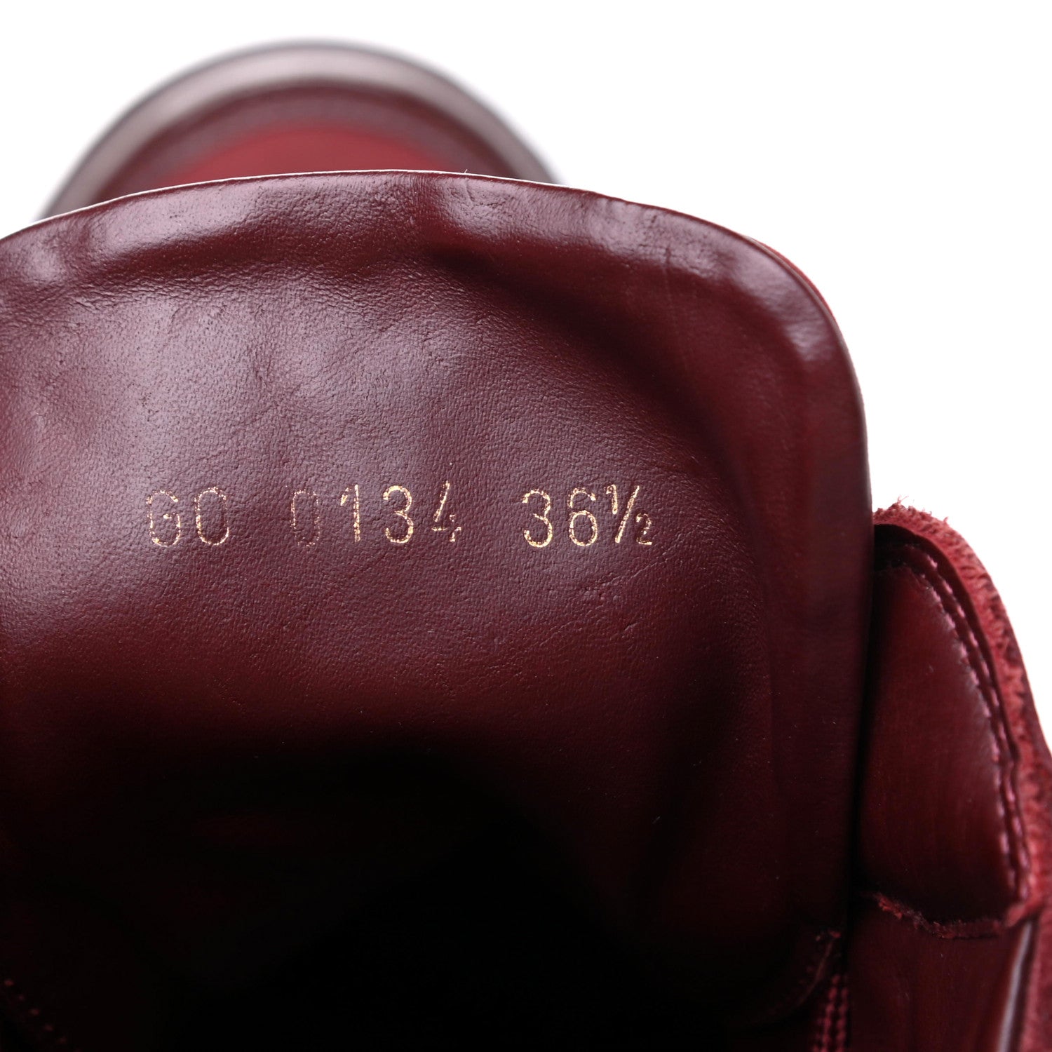 Louis Vuitton Calfskin Patent Suede Monogram Cliff Top Wedge Sneakers 36.5 Burgundy 8 of 11