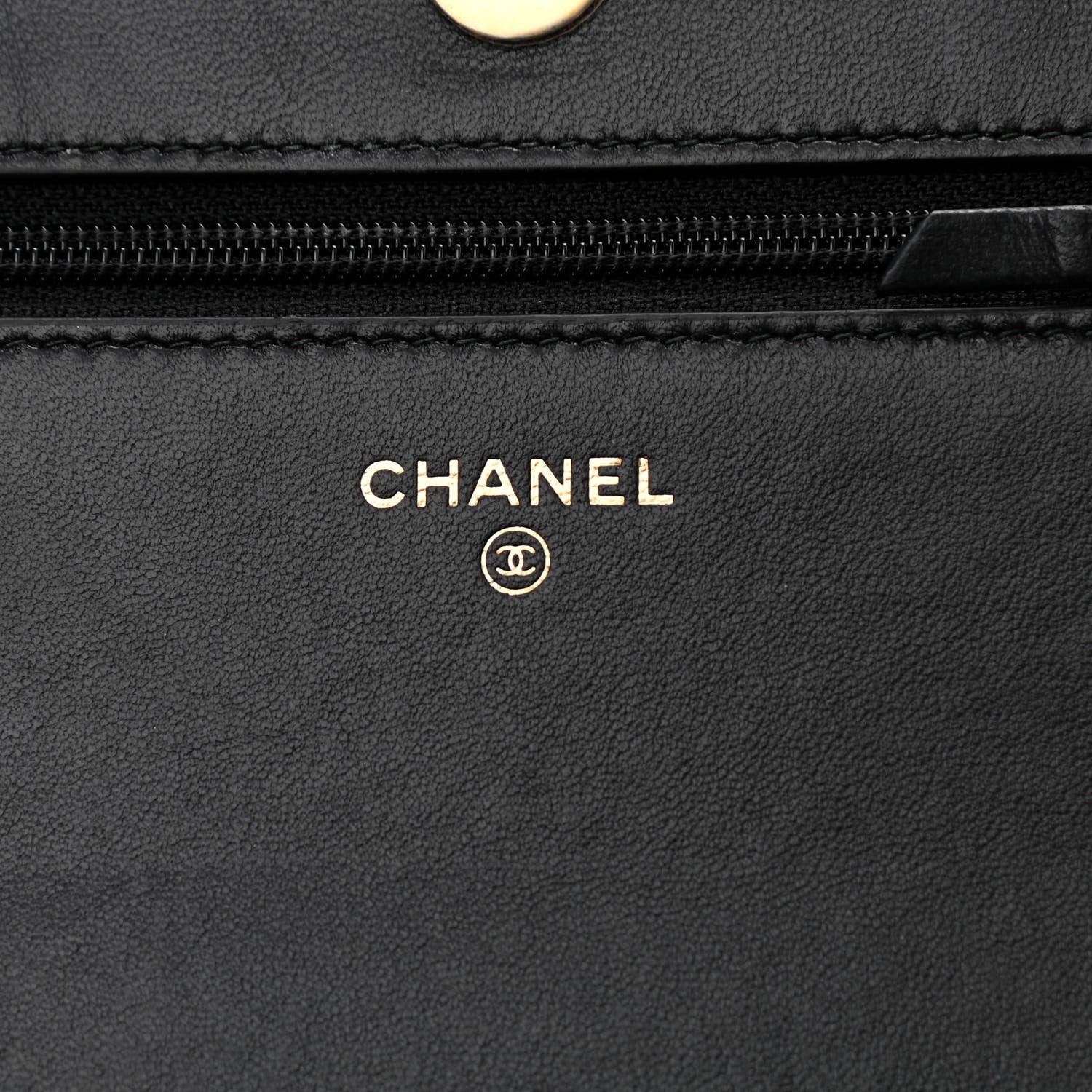 Chanel Orylag Lambskin Wallet On Chain Black 5 of 14