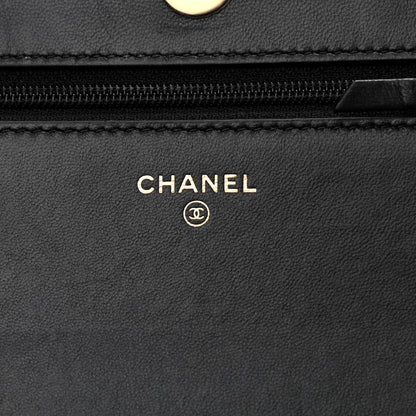 Chanel Orylag Lambskin Wallet On Chain Black 5 of 14