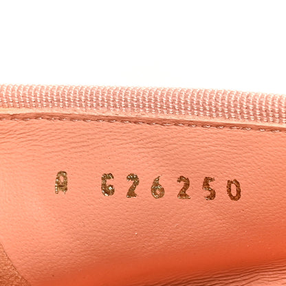 Chanel Suede Quilted Cap Toe CC Ballerina Flats 38 Light Orange 9 of 10