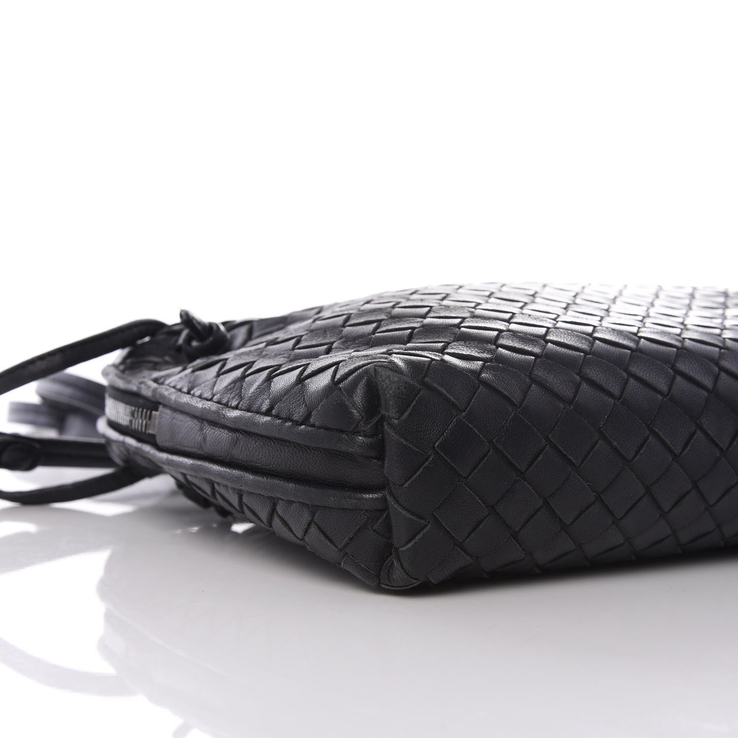 Bottega Veneta Nappa Intrecciato Pillow Crossbody Messenger Black 7 of 9
