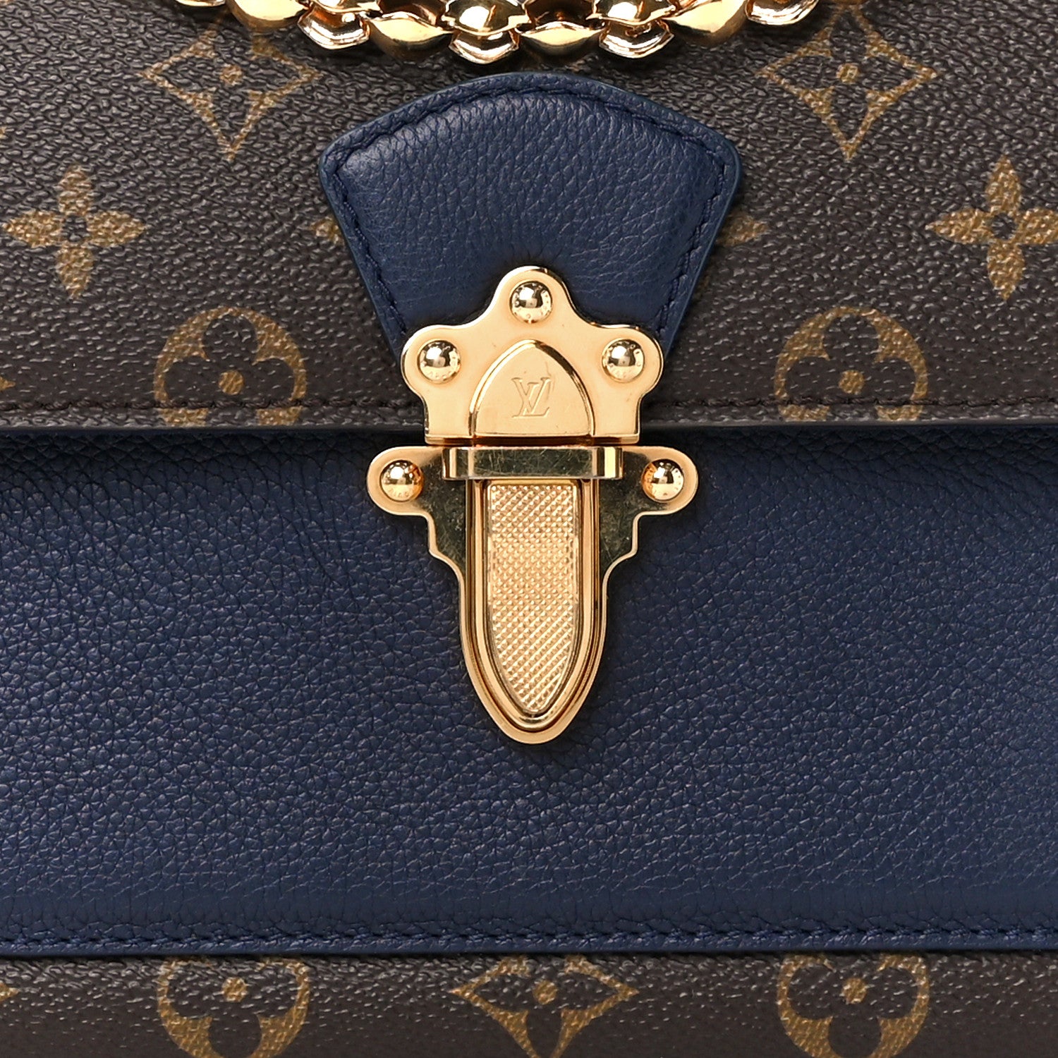 Louis Vuitton Monogram Victoire Blue Marine 9 of 11