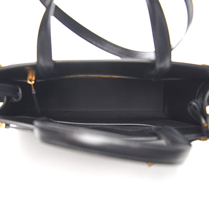 Saint Laurent Calfskin Small Manhattan Shopper Tote Black 4 of 9